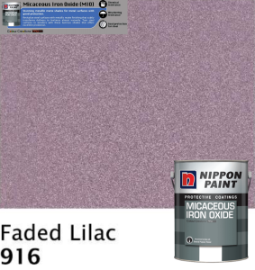 SINAR 1 LITER NIPPON MATT METAL PAINT Micaceous Iron Oxide MIO / CAT MINYAK PINTU PAGAR GRILL BESI MATT