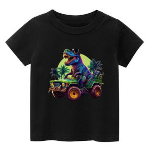 Kaos anak laki laki motif TREX CAR / kaos anak Superhero/kaos anak murah DTF