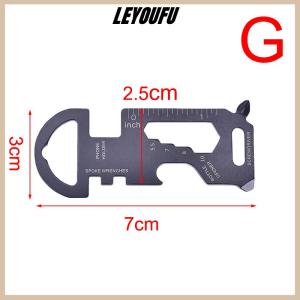 LEYOUFU Outdoor Multi-function Tool Card Opener Keychain With Multi-purpose Gadgets Tool