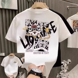 ✅ Cod mens distro T-shirt 25% off soft cotton casual basic short sleeve t-shirt-fits men and women alike .C