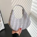 READY STOCK Armpit Bag for Women Underarm Bags Simple Crocodile Grain Handbags. 