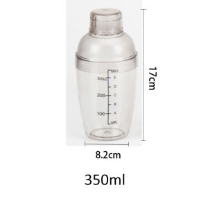 1PCS Plastic Cocktail Shaker Home Bar Utensils Plastic Shake Cup Wine Barware Drink Mixer Shake Bottle