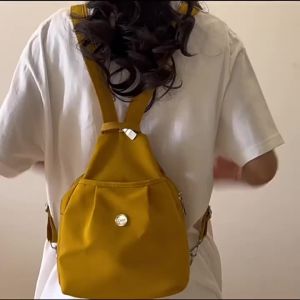 GStar Oxford Cloth Canvas Backpack Womens Multi-Functional Travel Bag Simple Fashionable Commuter Crossbody Small Chest Bag