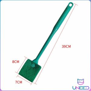 Need Double-Sided Aquarium Fish Tank Algae Cleaning Brush with Non-Slip Long Handle