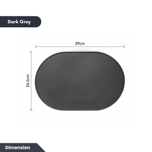 Easyhome.sg Silicone Dining Table Mat | Heat Resistant Waterproof Non-Slip Table Placemat