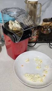 Mini Popcorn Maker Machine No Oil Electric Popcorn Popper for Home Automated Popcorn Machine DIY
