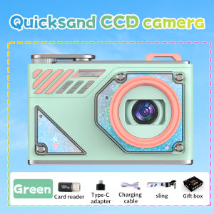 EKLEVA 4K Digital Camera Retro CCD Portable Camera Entry-level Camera 2.8-inch Large Screen Dual-camera Flash 64 Million Pixel Autofocus