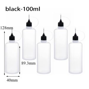 FEELDG 5pcs  DIY Plastic Paper Quilling Glue Applicator Bottle Scrapbooking