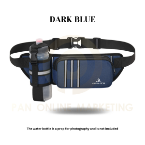 Running Waist Bag Waterproof Jogging Cycling Hiking Beg With Bottle Pocket Large Capacity Outdoor Sports Belt Pouch 运动腰包