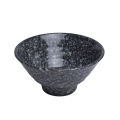 Tô nhựa nhọn vân đá đen fataco - Tô vân đá đen nhựa Melamine giả đá - có 3 size 14,1 - 16,3 - 20,3 cm. 
