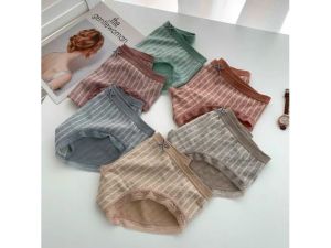 Quần lót bé gái thun dệt họa tiết sọc - QL308