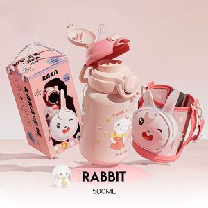 [SG STOCK] 316 Grade Kids Thermos Thermal Flask Water Bottle 100% BPA Free Vacuum Stainless Steel Leak Proof