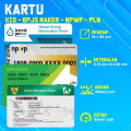 Cetak Kartu / Card KIS/BPJS, BPJS Ketenagakerjaan, NPWP, PLN 2 Sisi Bahan PVC. 