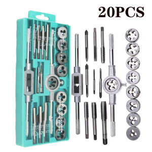 Hand tap and die set Alat Snai dan Tap Ulir Baut Senai Die Senei hand tap set kunci pas set Pro Mati 8Pcs 12Pcs 20Pcs Baut Mur Peralatan Tangan Logam Paduan