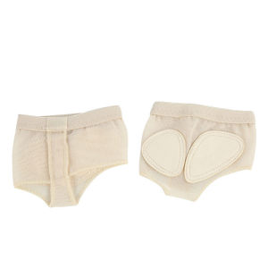 1 Pair Silky Dance Women Ladies Suede Dance Foot Thongs Belly Ballet Protective Toe Undies Half Lyrical Shoes Socks