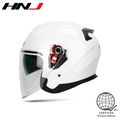 HNJ A4-006 Dual visor helmet half face helmet for motorcycle Unisex motorcycle helmet women helmet men helmet