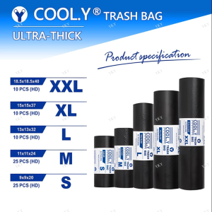 Trash bag Garbage bag Black (Small/Medium/Large/XL/XXL) Thickened And Enlarged Garbage Bag