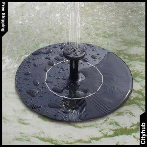 1.2W Solar Fountain Solar Powered Water Fountain Pump Solar Bird Bath Fountains for Bird Bath Ponds Garden Fish Tank and Outdoor