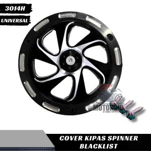 SPINNER FLOWER SHURIKEN NEW BLACKLIST VESPA FULL CNC HIGH END FULL BLACK UNIVERSAL