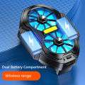 【Worth-Buy】 fs01 dual fan rechargeable mobile phone cooler long lasting stronger cooling air cooling type-C for iOS PUBG game cooler. 