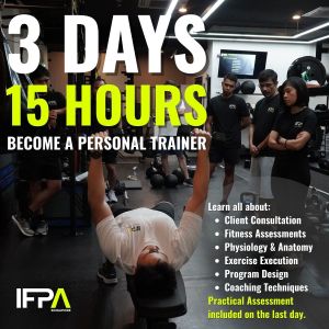 IFPA Certified Personal Trainer Certification Course (Seminar + Cert Exam)