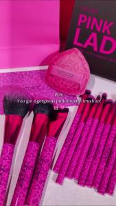 Docolor 12pcs Leopard Pink Face Makeup Brush Eyeshadow Utral Thin Foundation Brush Blush Powder Concealer Eyeliner Makeup Brush2026