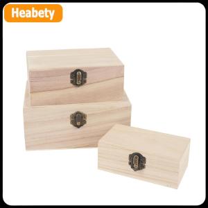 【2-3 days delivery】 Wooden Multifunction Case with Lid Jewellery Storage Container Box Home Decor