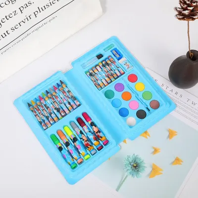 42/86Pcs Kids Coloring Set Painting Water Color Crayon Drawing Sets Art Set Children Painting Tools For Boys Girls Birthday Gifts