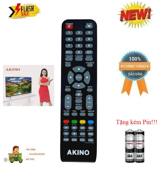 Remote Điều khiển tivi AKINO các dòng LED/LCD/ Smart TV- Hàng mới ...