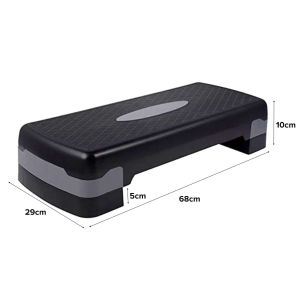 NEST FITNET Aerobic Step Platform Board Adjustable Height 2 Level Risers