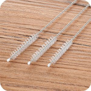 Que Cọ Rửa Ống Hút 17Cm Thép Không Rỉ Que Cọ Rửa Vệ Sinh Ống Hút Cao Cấp