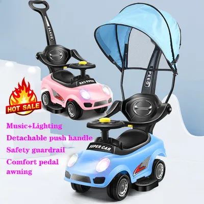 1-12 years old Multifunction Outdoor Kids Ride on Toy Car Push