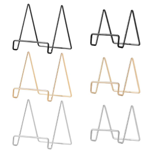 ชั้นวางของโลหะสำหรับเก็บหนังสือและหนังสือพิมพ์สำหรับกระเป๋าเก็บบัตรนิตยสารขาตั้งสายต่อโชว์เรขาคณิต