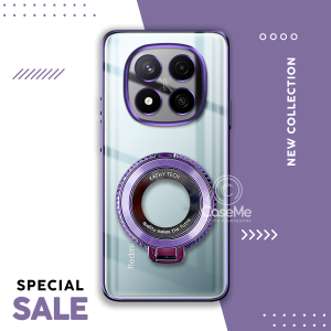 Case Redmi Note 14 Pro Plus 5G Softcase Plating Luxury Dengan Ring Standing Terbaru Premium Casing