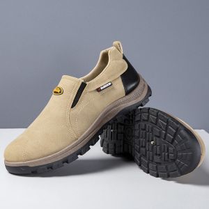 [Free Shipping] New MenS Shoes Large Sizes Soft-Soled Casual Shoes Outdoor Travel And Sports Shoes Flat-Soled Slip-On Shoes Simple Design