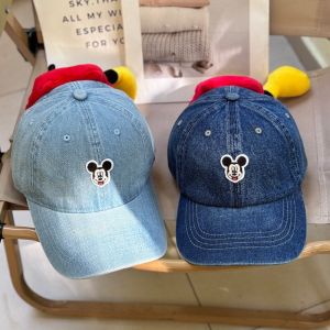 CHICNOOK เม้าส์ หมวกเบสบอลมิกกี้ คาวาอิ สไตล์เกาหลีแบบ หมวกยอดแหลมการ์ตูน แฟชั่นสำหรับผู้หญิง หมวก Snapback หมวกกันแดดหูใหญ่ สาวๆ