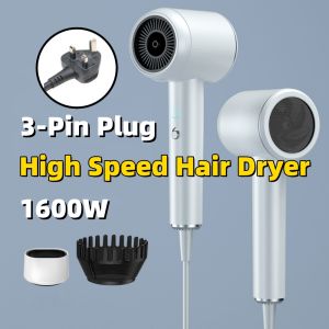 [SG Ready Stocks] High Speed Hair Dryer with 200 Million Negative Ionic 4 Heat Settings Thermo-Control Fast Drying & Low Noise (3-Pin Plug)