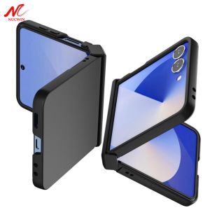 Luxury 3 in 1 Hinge Protection Case for Samsung Galaxy Z Flip 7 6 5 4 3 Flip7 Flip6 Transparent PC TPU Armor Shockproof Cover