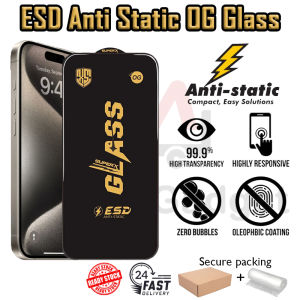 Oppo Reno 14/ 13/ 12 F/ 11 F/ 8 T/8 Z/8 Pro/7/7 Pro/ 6/ Reno 6Z/ F5/ F7/ F9/ F11/ F11 Pro/6.4/ 2F/ 3/ 4/ 5/ 5F ESD Antistatic OG Tempered Glass