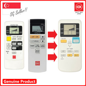 KDK Fan Remote Control Replacement for V60WK V56VK K14Z9 K15Z9 R60VW K15U2 Z60WS K15Y6 U48FP K12UX U60FW K15UW W56WV