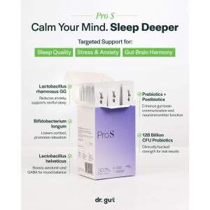 Dr Gut™ Pro S Improves Sleep Reduces Anxiety and Calms the Nervous System