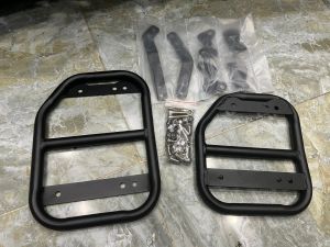 Bộ thanh ngang bắt giá treo đồ hay hành lý bên hông xe PG 1 kiểu 2 thanh ngang phụ kiện trang trí xe