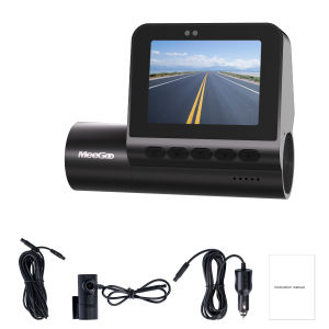 MeeGoo 4K+1080P UHD WIFI Dash Cam Front And Rear WDR Ultra Night Vision Wide-angle Dual Camera Built-In G Sensor APP Control Car Recorder DVR