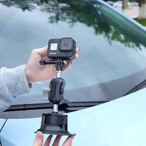 Cross-Border gopro Bracket   Car Mount Suction Cup DJI Osmo Insta360AcePro Action Camera Shooting Mount