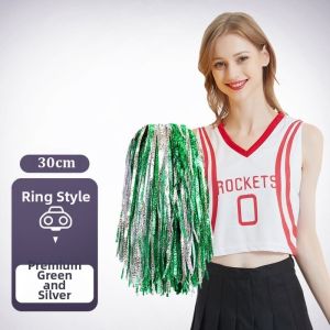 NEXTYOO 30cm Trò chơi Pom Poms Nhiều màu sắc Đi nào đạo cụ! Đội cổ vũ giá rẻ và thực tế Chất lượng cao PET Trận đấu thể thao bóng vocal Đồ dùng câu lạc bộ