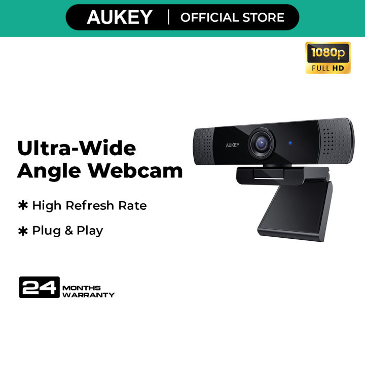 Aukey 1080p Webcam Webcam Aukey Zoom AUKEY PC-LM1E FHD Webcam