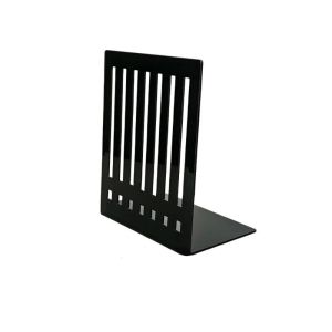 TIRRALIRRA Tiết kiệm không gian Giá đỡ sách bằng acrylic Bền bỉ Vật dụng văn phòng phẩm Kệ sách màu đen trong suốt Đơn giản Trang trí Giá đỡ sách acrylic dành cho Văn phòng