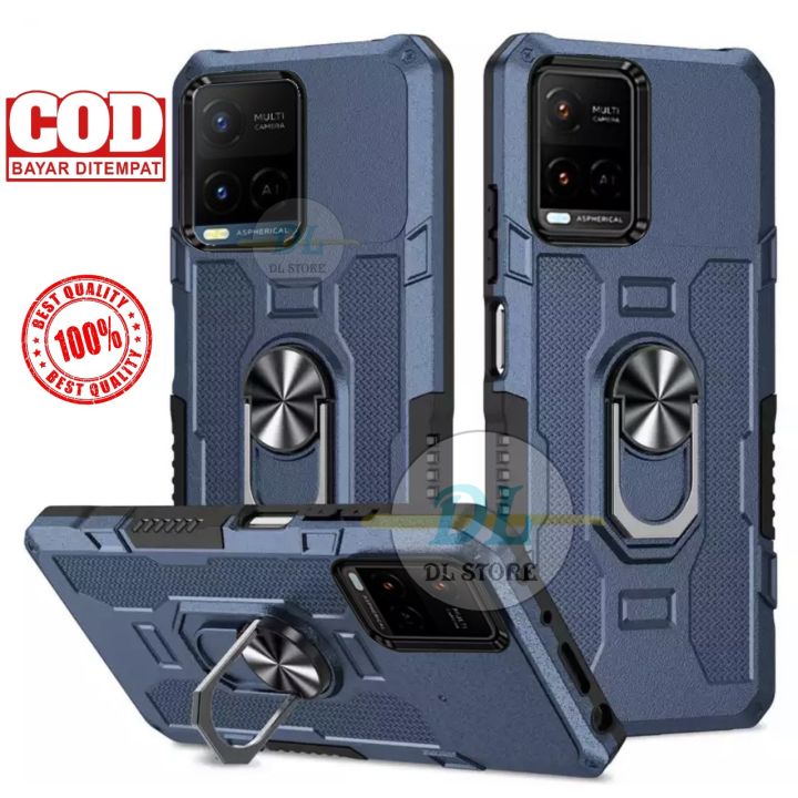 Y21 Ringer Box Casing Untuk Vivo Y21/Y21s/Y21t/Y21a Hard Case Ring Armor Robot Case ...