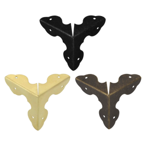 50 cái mạnh mẽ bịt góc bằng kim loại thuận tiện cho cầu thang và tủ với thiết kế cổ sử dụng trang trí nhà