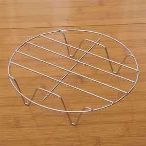 Golden ขาตะแกรงสแตนเลส อุปกรณ์เสริม สำหรับหม้อทอดไร้น้ำมัน ขาตั้งสแตนเลส Single layer steaming rack